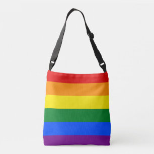 HBT Rainbow Gay pride Flagga Axelväska