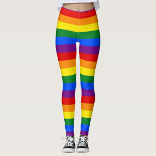 HBT Rainbow Gay pride Flagga Leggings