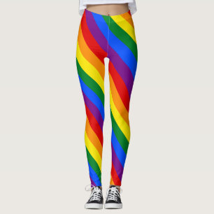 HBT Rainbow Gay pride Flagga Leggings