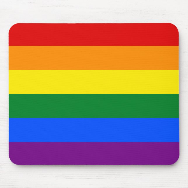 HBT Rainbow Gay pride Flagga Musmatta (Framsidan)