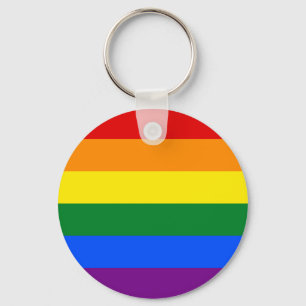 HBT Rainbow Gay pride Flagga Nyckelring