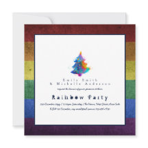 HBT Rainbow Julgran Party Gay pride
