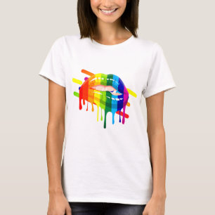 HBT Rainbow Läppar Art T-Shirt