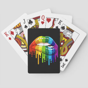 HBT Rainbow Lip Gay pride Casinokort
