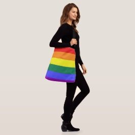 HBT Rainbow Pride Flagga POA Kor Body Bag Bag Axelväska