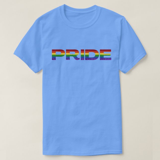 HBT Rainbow Pride Glitter T Shirt (Design framsida)