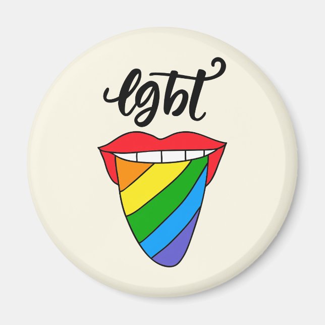 HBT Rainbow Tunga Magnet (Framsidan)