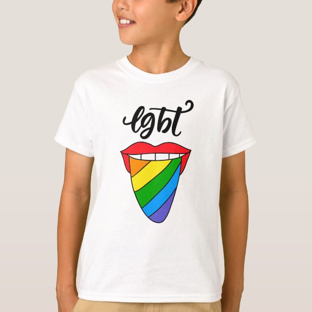 HBT Rainbow Tunga T Shirt (Framsida)