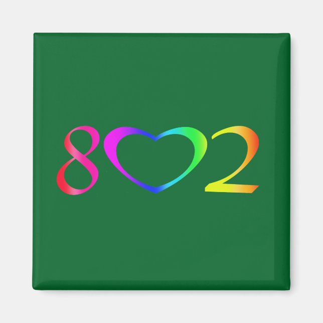 HBT-regnbåge Magnet (Framsidan)