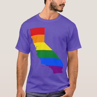 HBT-regnbågsflagga skjorta Los A Gay Pride Kalifor T Shirt