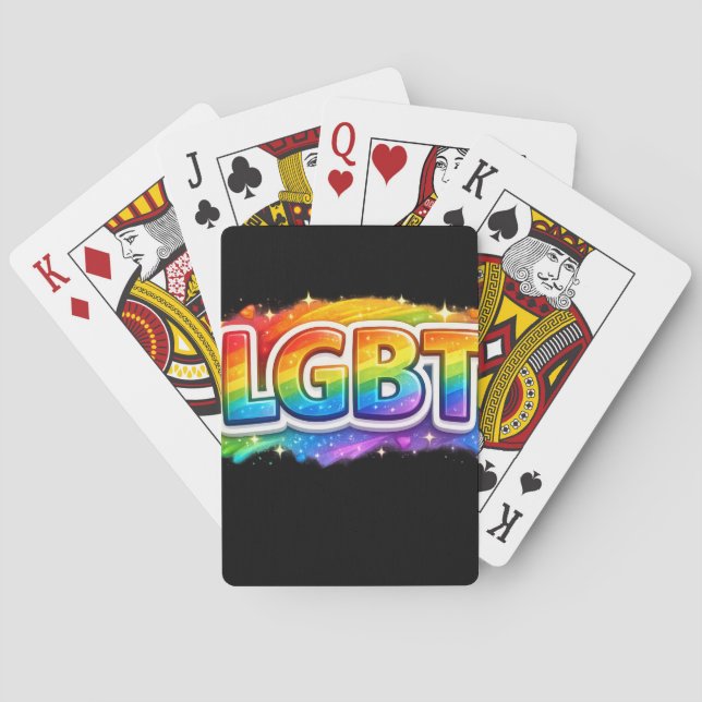 HBT Regnbågstryckeri Casinokort (Baksidan)