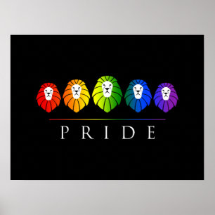 HBT-stolthet hos Lejon - HBTQ Poster