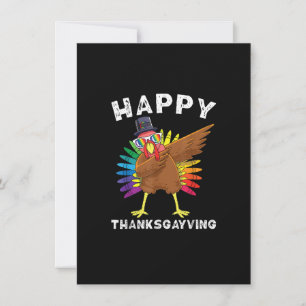 HBT-Thanksgiving Turkiet HGBTQ+ Rainbow Gay pride Inbjudningar