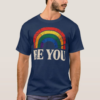 HBT-TQ be dig Gay pride LGBT Ally Rainbow Flagga R T Shirt