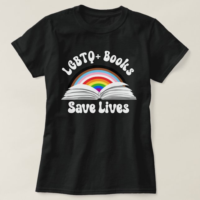 HBT TQ+ Bokar Spara Lives T Shirt (Design framsida)