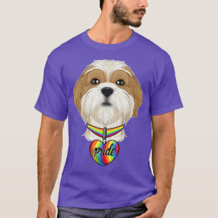 HBT TQ Flagga I Gay pride Flagga I Shih Tzu T Shirt