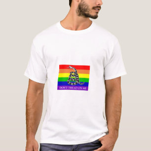 HBT TQ Gadsden Går inte på mig Flagga T Shirt