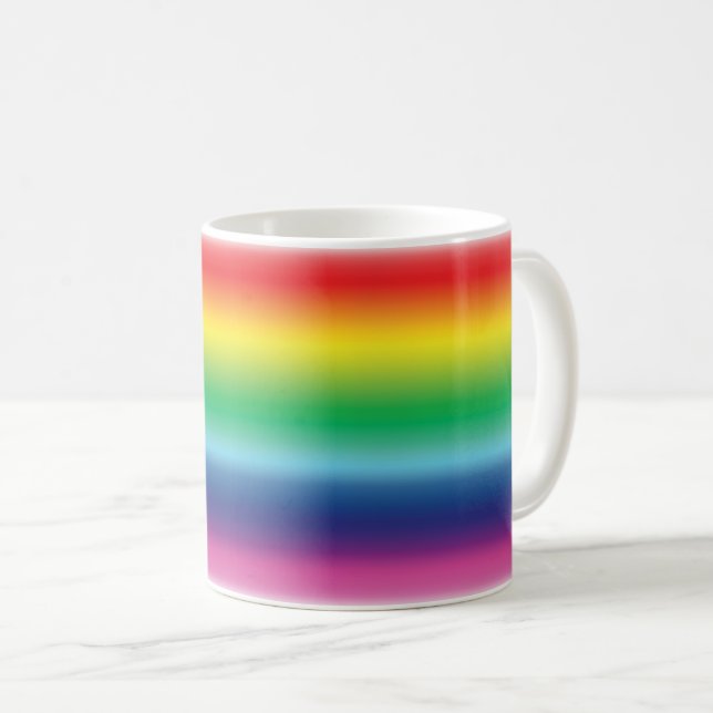 HBT TQ-jämlikhetsregnbåge pride färg - kaffe mugg (Framsida höger)