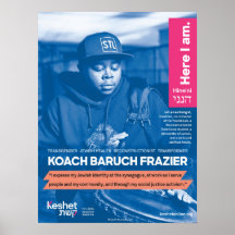 HBT TQ Jewish Heroes Poster - Koach Baruch Frazier