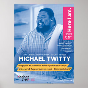 HBT TQ Jewish Heroes Poster - Michael Twitty