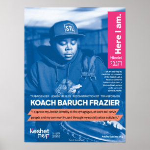 HBT TQ Judiska Heroes Poster - Koach Baruch Frazie