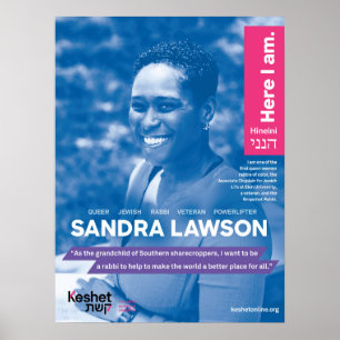 HBT TQ Judiska Heroes Poster - Sandra Lawson