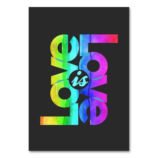 HBT TQ Kärlek är Kärlek Bordsnummer (Framsidan)