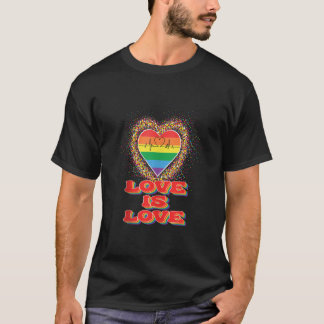 HBT TQ Kärlek är Kärlek Gay pride HBT Ally Rainbow T Shirt