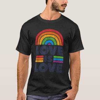 HBT TQ Kärlek är Kärlek Gay pride HBT Ally Rainbow T Shirt