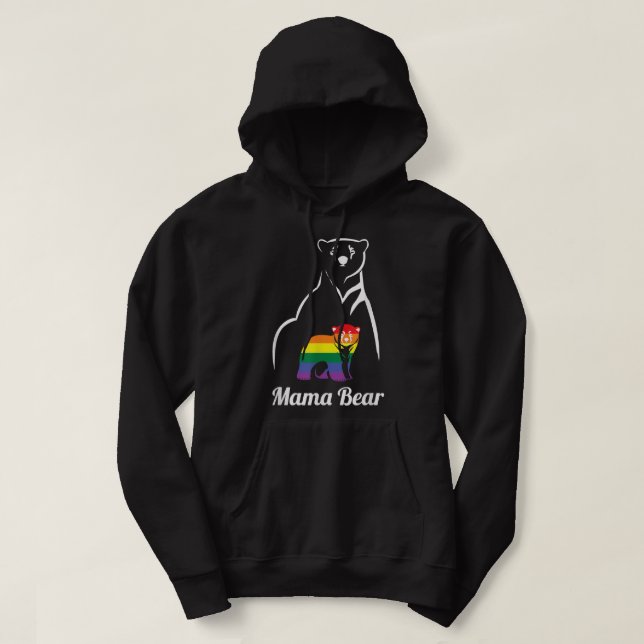 HBT TQ Kärlek Rainbow Flagga Pride månad Valentine Hoodie (Design framsida)