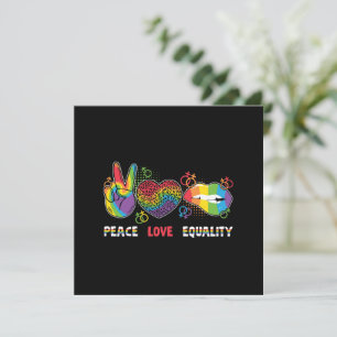 HBT-TQ - Peace, Kärlek, Equality - Rainbow Färg