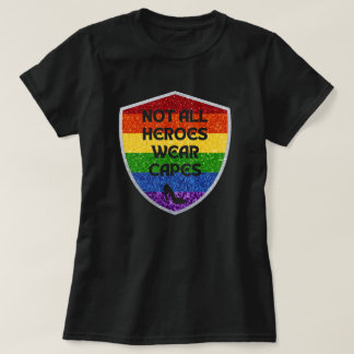 HBT TQ+ Pridet Alla Heroes Glitter T Shirt