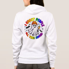 HBT TQ Rainbow Funny Halloween - I Ghost People T Shirt