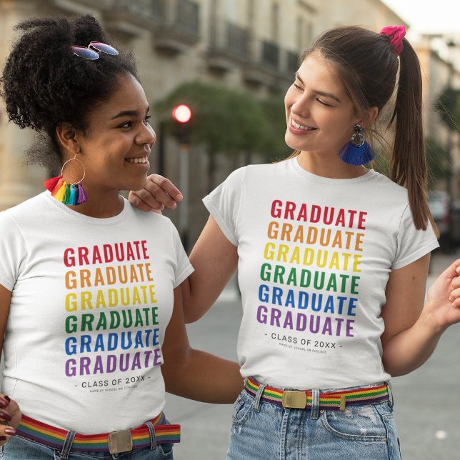 HBT TQ Rainbow Pride Student T-Shirt (Skapare uppladdad)