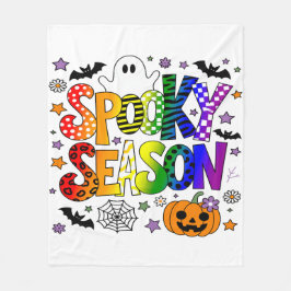 HBT TQ Rainbow Spooky Season Halloween Fleecefilt