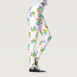 HBT TQ+ Regnbåge händer Leggings