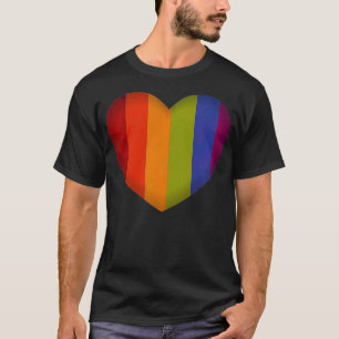 HBT Valentines day Heart Pride Gay Lesbisk Coupl T Shirt