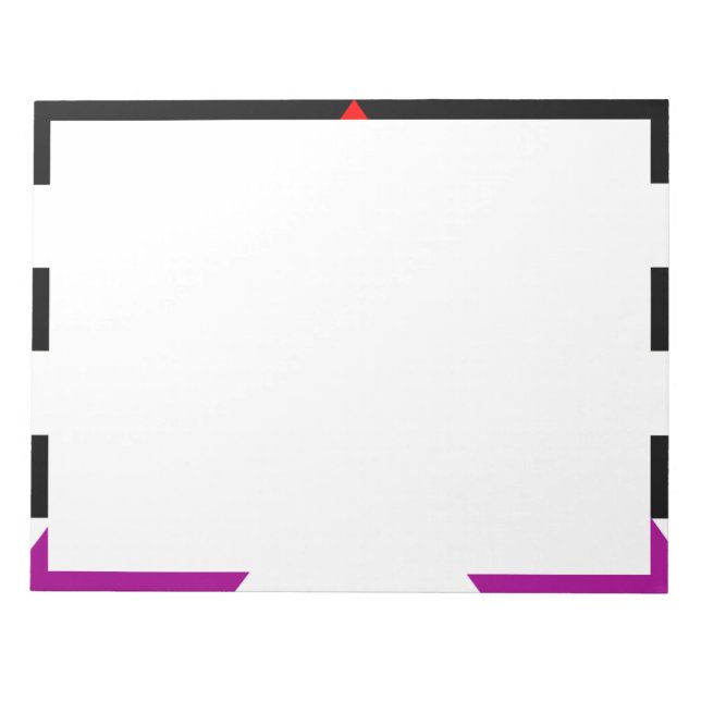 HBTQ+ Allierad Flagga Anteckningsblock (Framsida)