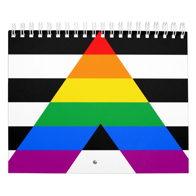 HBTQ+ Allierad Flagga Kalender (Omslag)