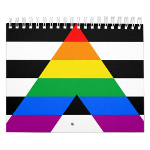 HBTQ+ Allierad Flagga Kalender