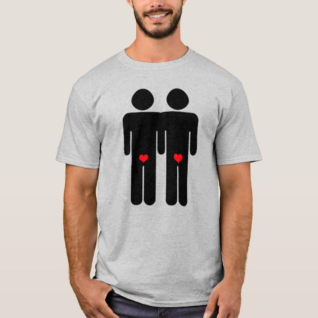 HBTQ-älskares t-shirt (Framsida)