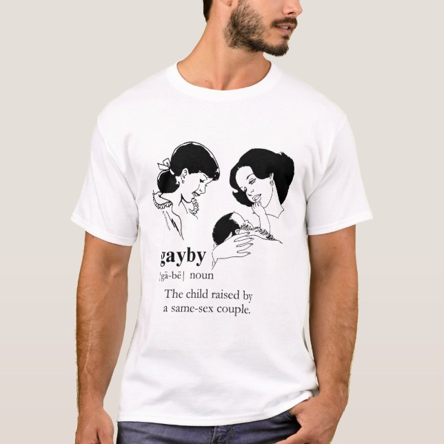 HBTQ-BARN (Lesbisk) Tee (Framsida)
