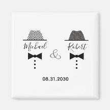 HBTQ-bröllop Save The Date