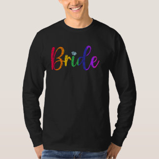 HBTQ Bröllopsfest Brud T-Shirt Sällskapsdamer