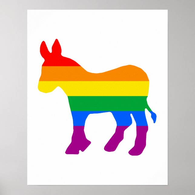 HBTQ-demokrat stolthet Poster (Framsidan)