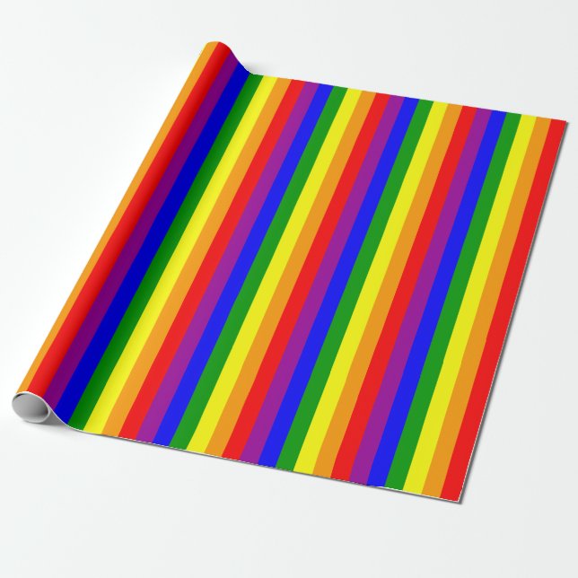 Hbtq-fana Presentpapper (Utrullad)