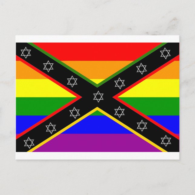 HBTQ-fana Vykort (Framsida)