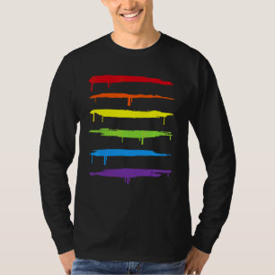 Hbtq-färger Hbtq-prick Hbtq-färger Lg T Shirt