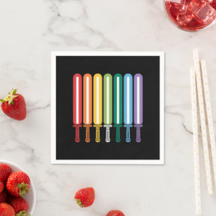 HBTQ-flagg Gay Pride Pappersservett
