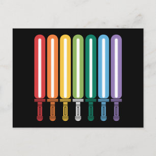 HBTQ-flagg Gay Pride Vykort